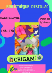 Bibliothèque : atelier d'origami