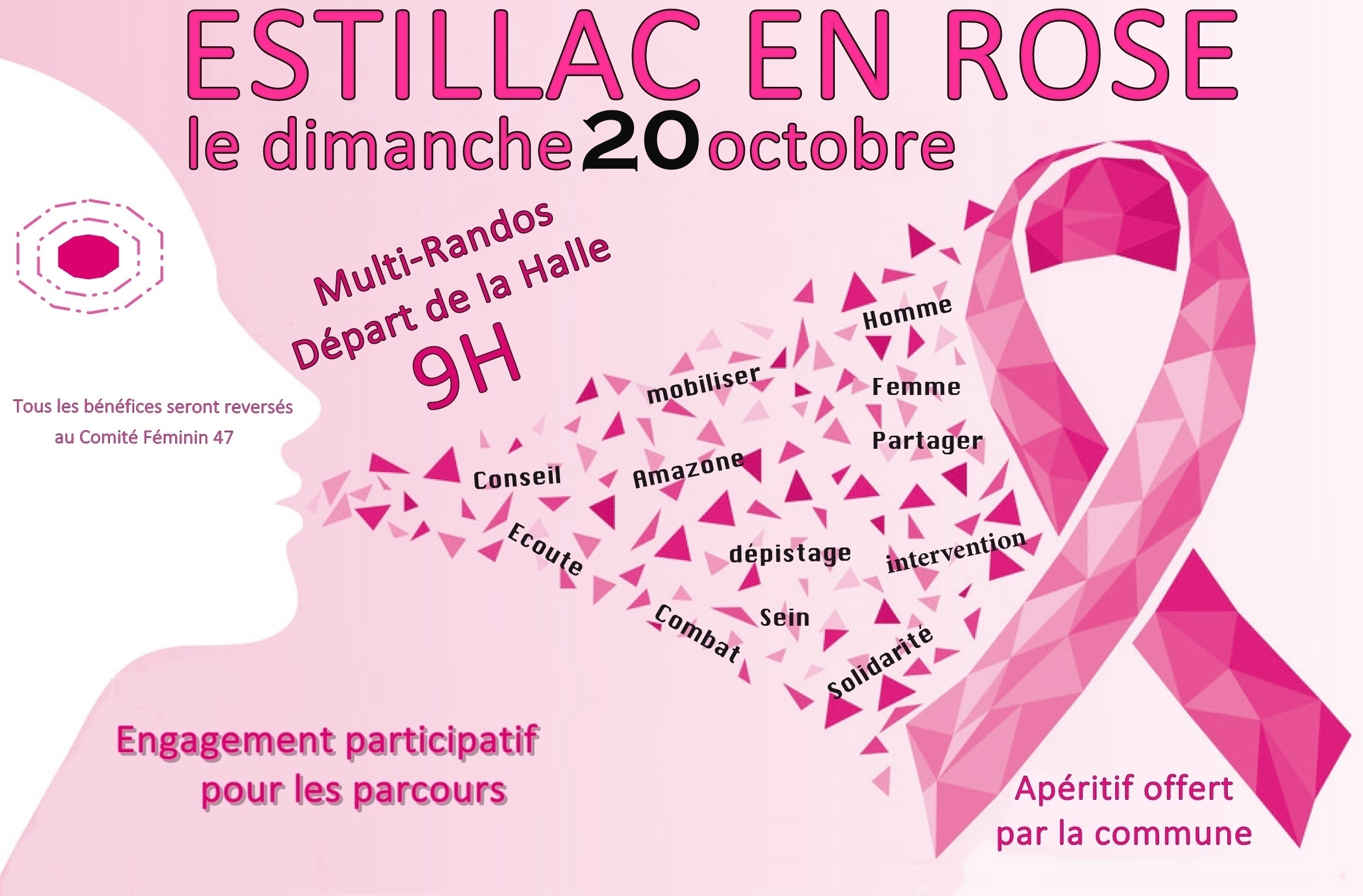 OCTOBRE ROSE : LE DIMANCHE 20 OCTOBRE OCTOBRE ROSE : LE DIMANCHE 20 OCTOBRE