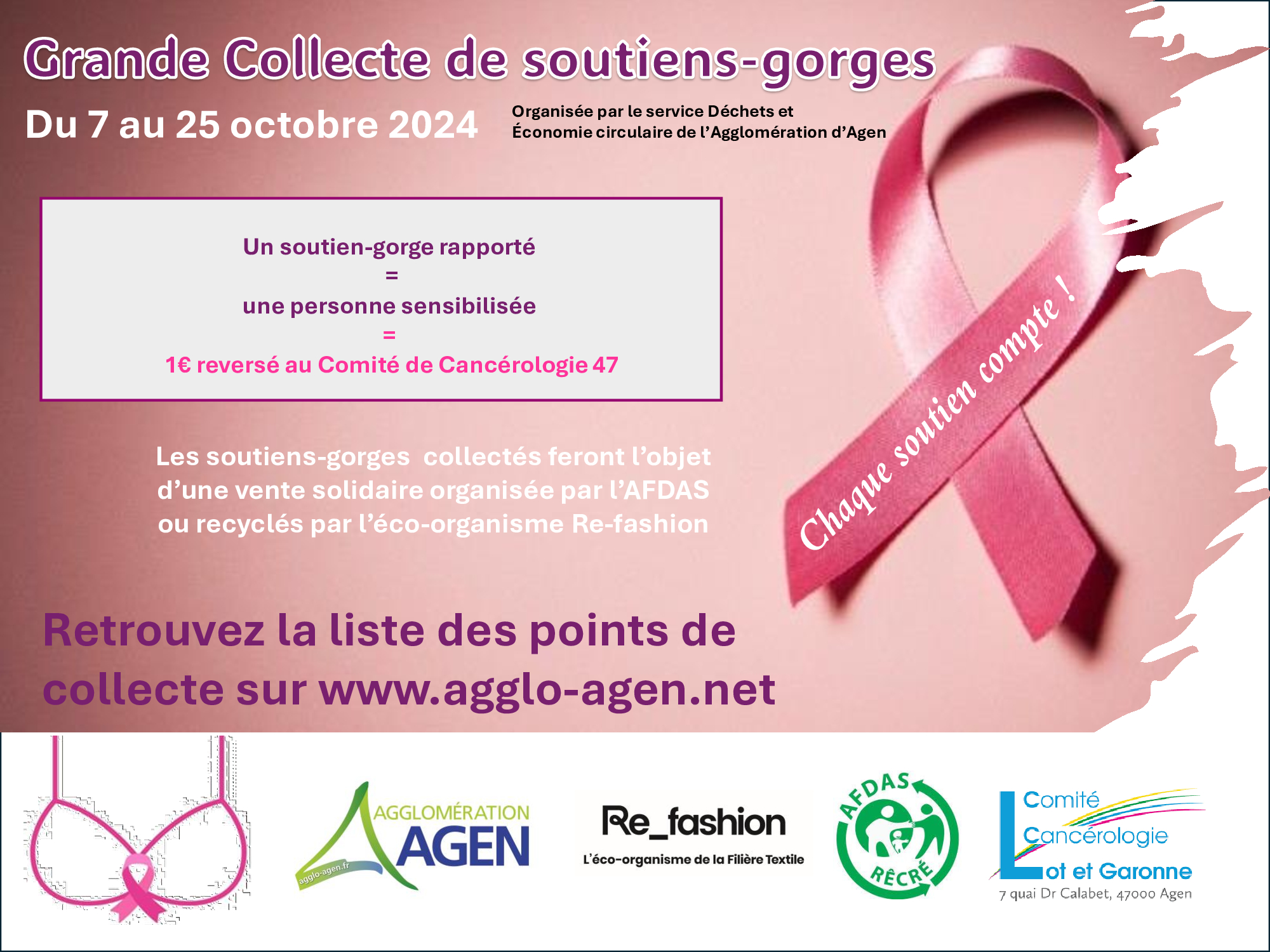 Grande collecte de soutiens-gorges !