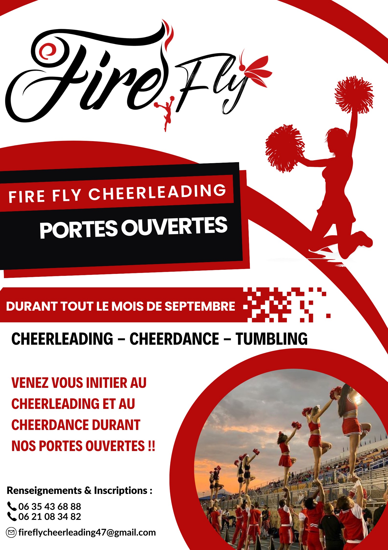 Découverte de Fire Fly Cheerleading à Estillac